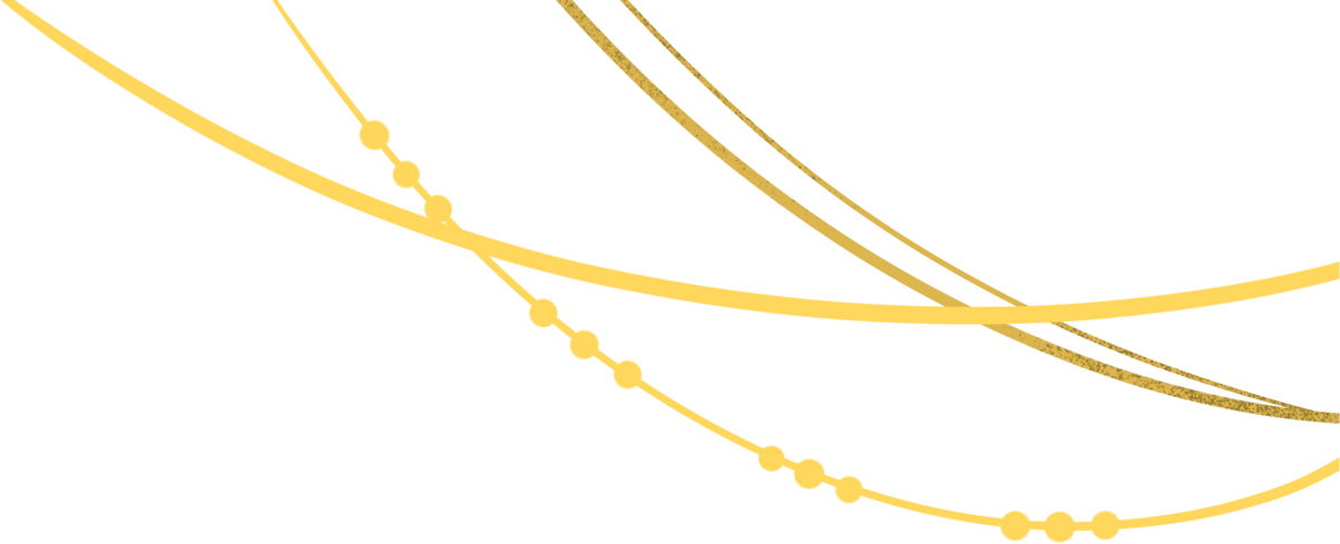 Golden Garland Illustration